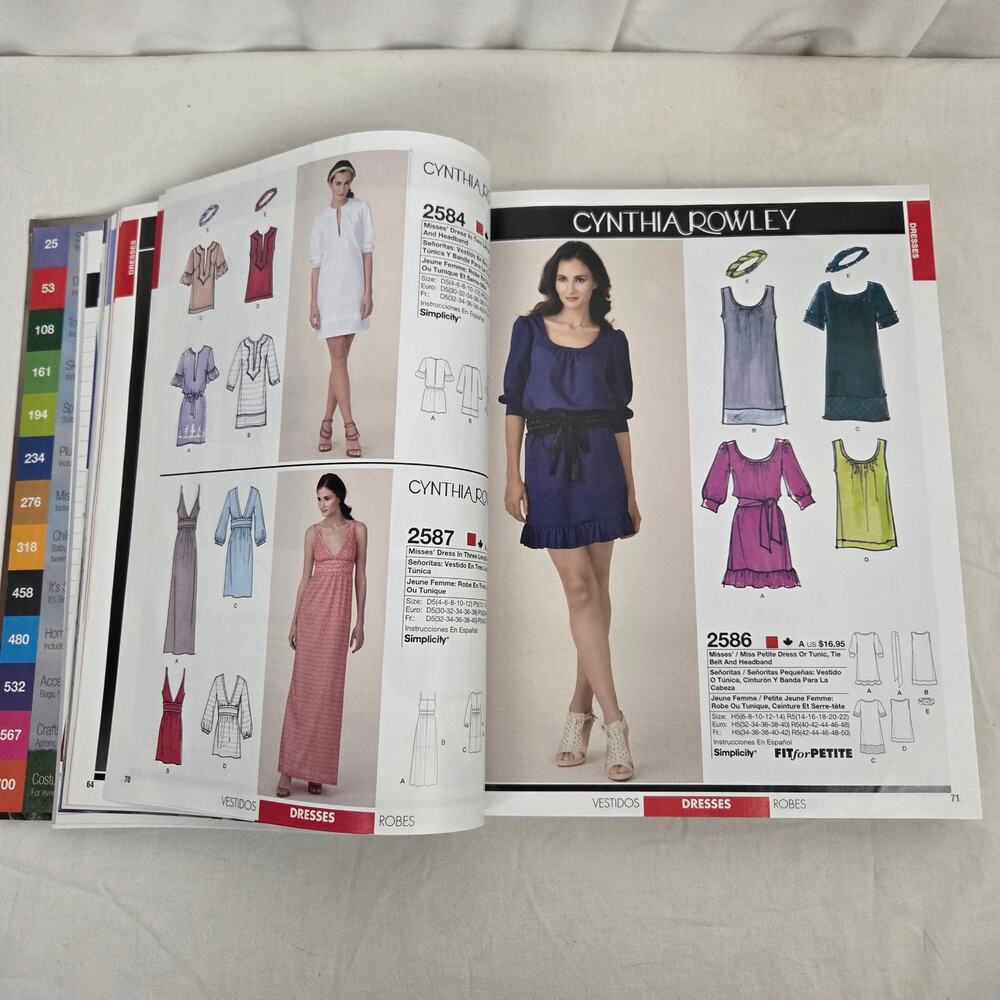 Simplicity Pattern Counter Display Catalog 2010 Halloween Costume Sewing Crafts - Picture 9 of 14